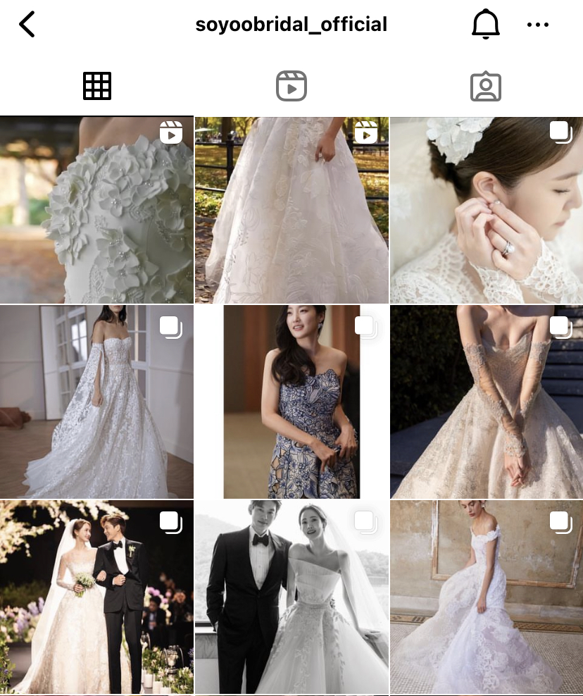 ドレス参考instagram＠soyoobrida_officialのアカウント