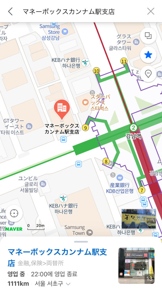 江南駅マネーボックスMAP
